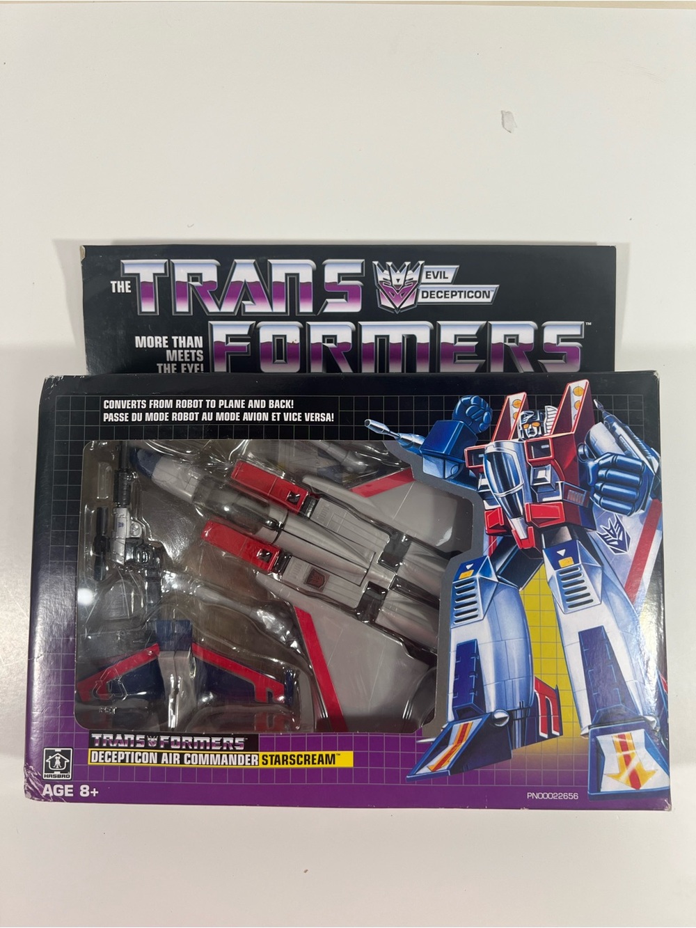 Transformers Vintage G1 Reissue Decepticon Air Commander Starscream!